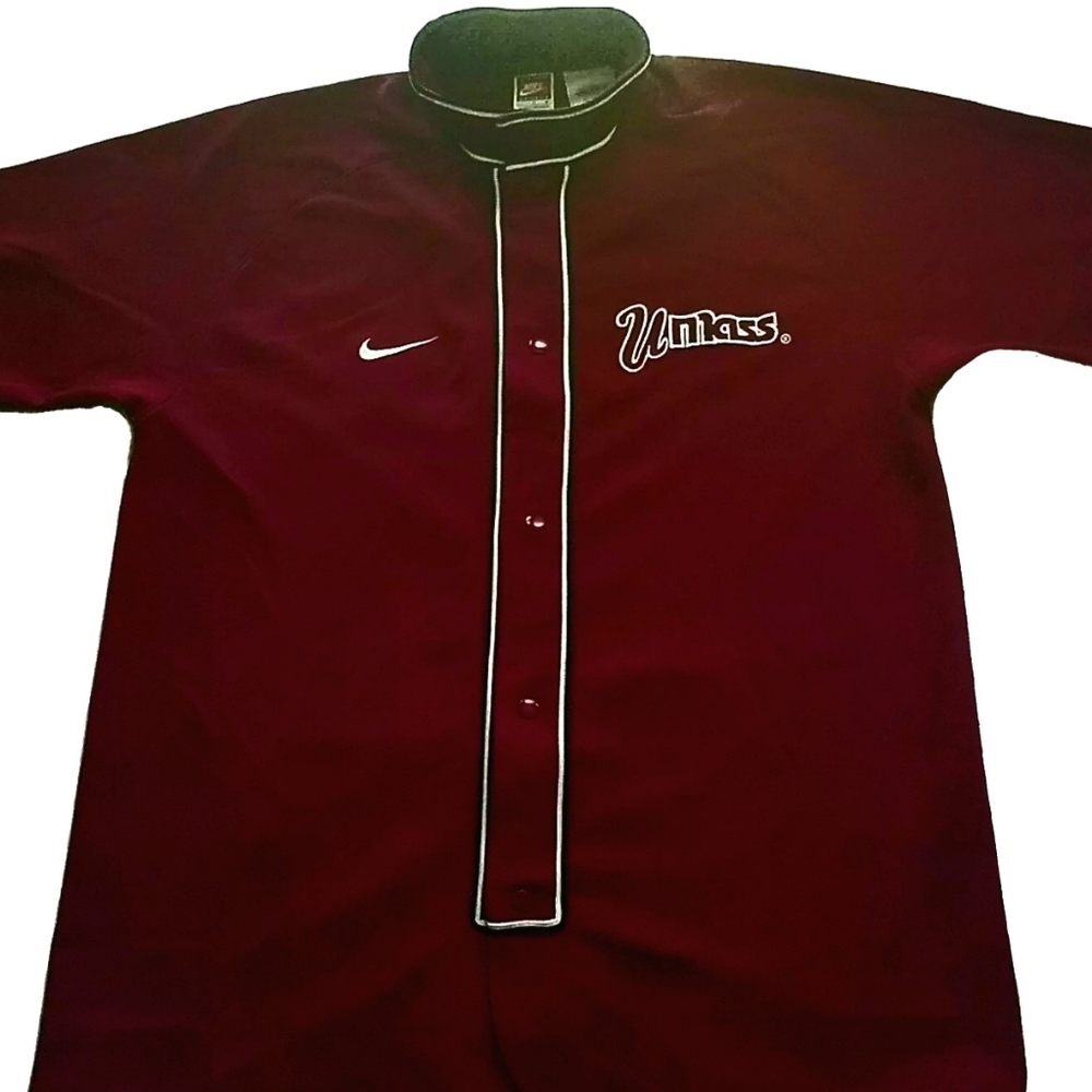 Vtg Nike UMASS Warm Up Jacket
